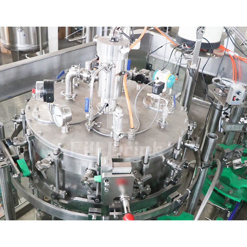 Automatic Bottled Beer Filling Machine Carbon Dioxide Pressure Control System