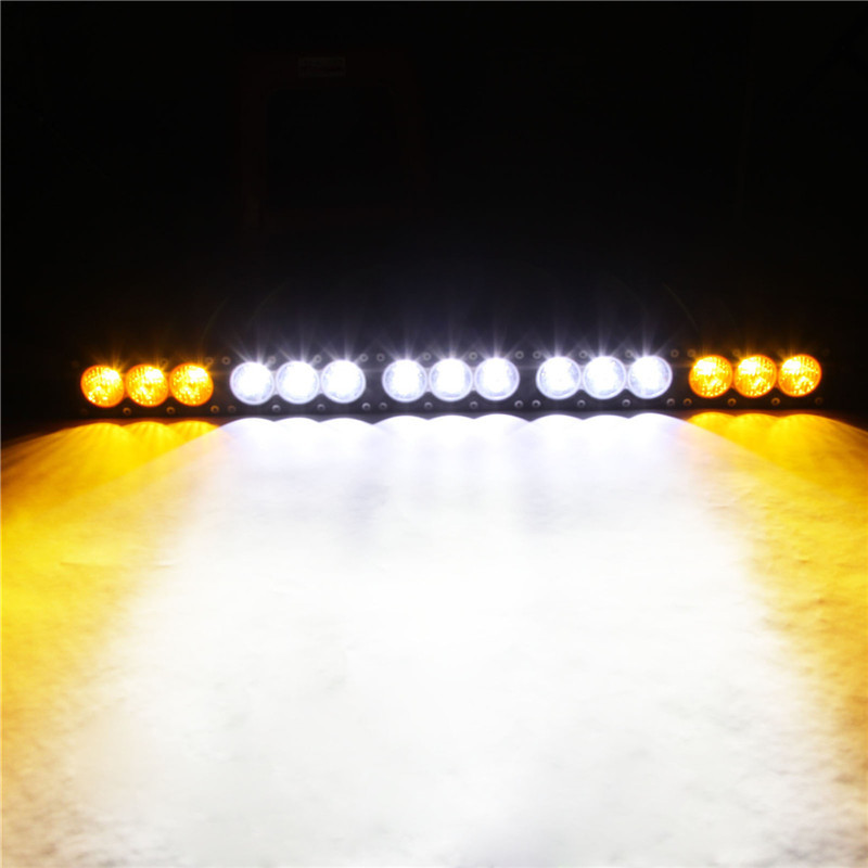 Cree Led light bar 2functions,white as driving light,amber as fog light DHCB-L150SDC