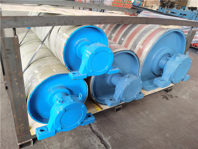 High Transmission 500mm 800mm Motorized Pulley For Conveyor Belt