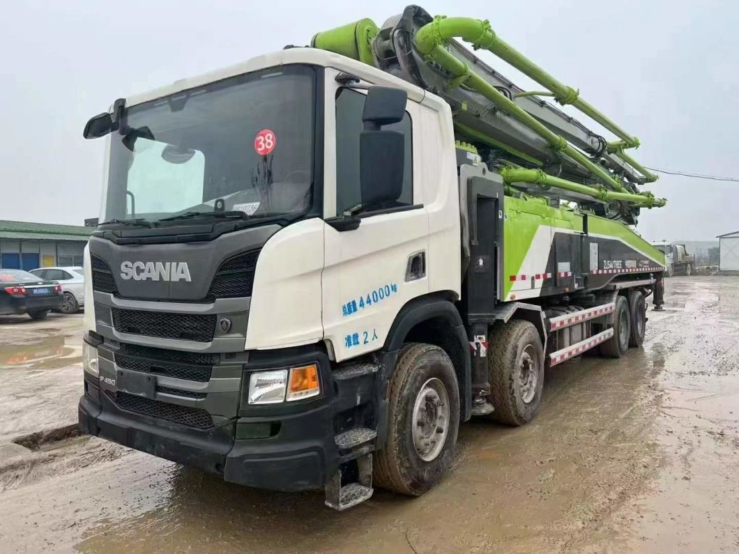 Construction Equipment Supplier Stationary Concrete Pump Used Unit Zoomlion 56meter