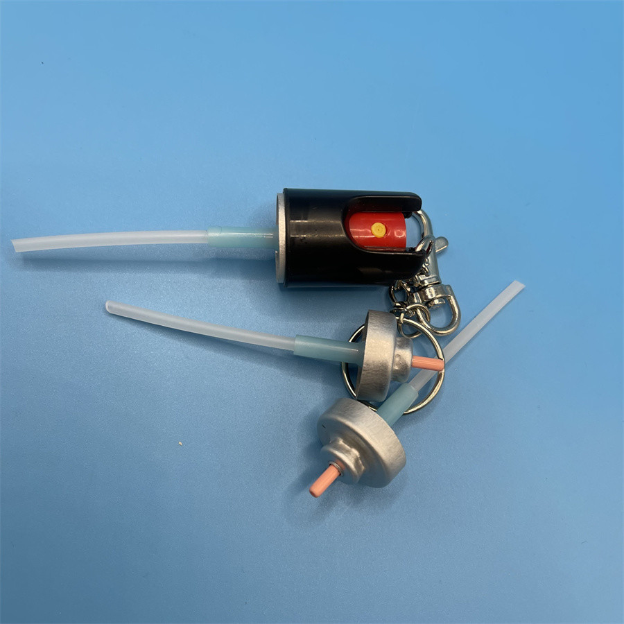 Compact Personal Defense Spray Valve and Actuator - Reliable Protection for On-the-Go Security