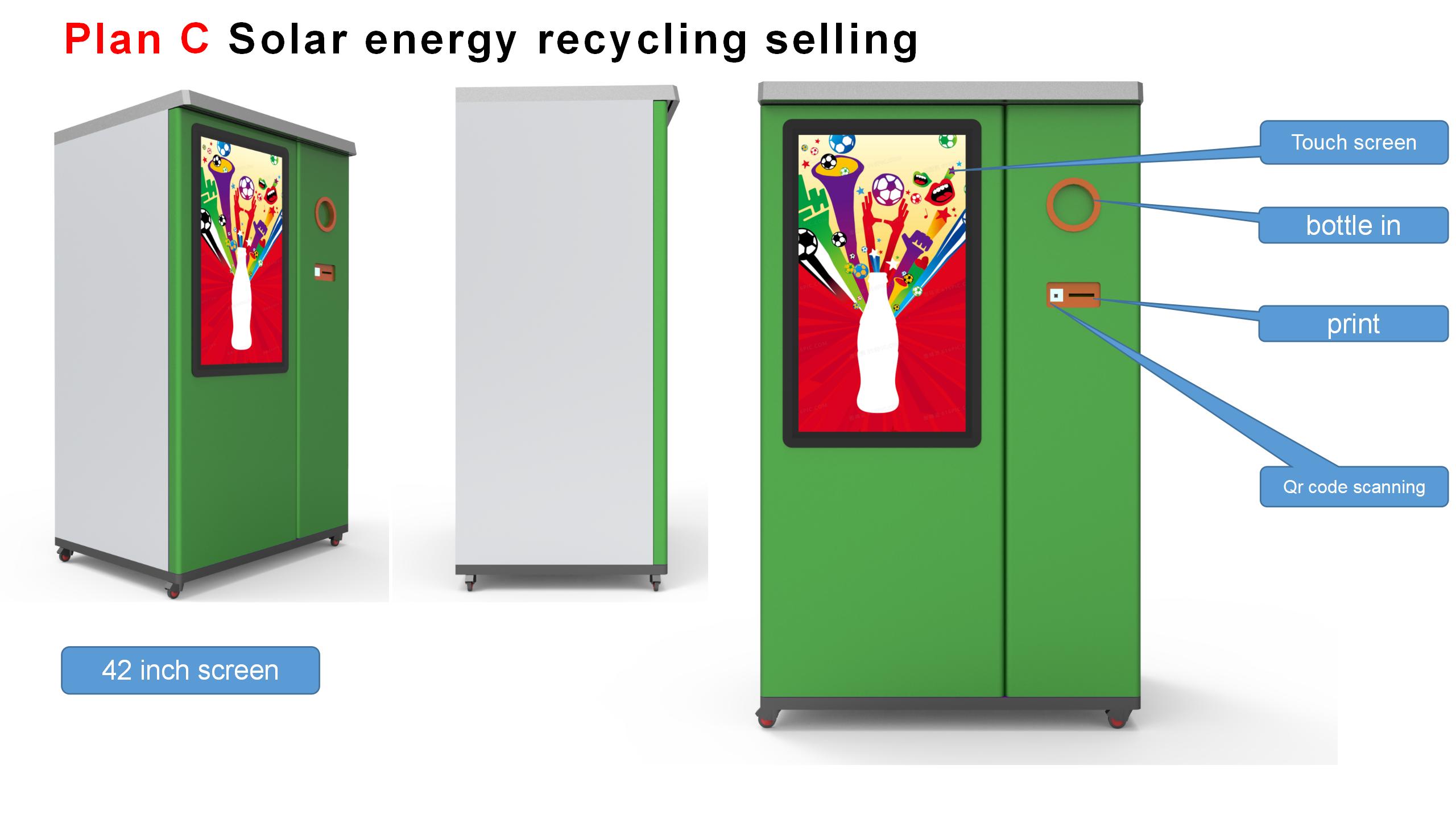 Outdoor First Circle RVM Reverse Vending Machine Customized