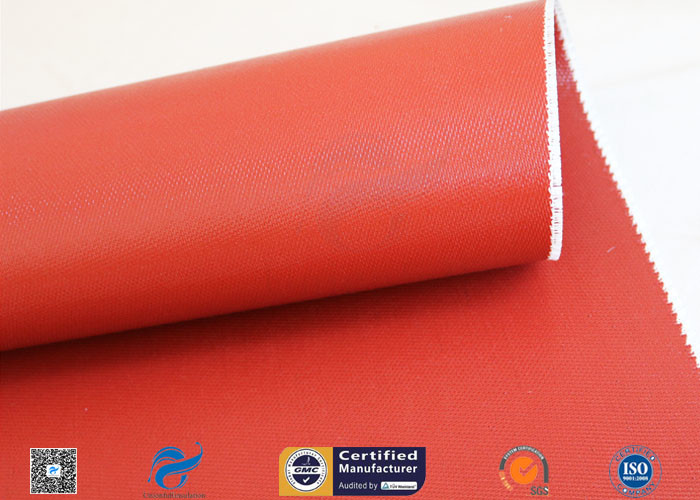 Silicone Coated Fiberglass Fabric Thermal Insulation Materials 1010GSM 51"