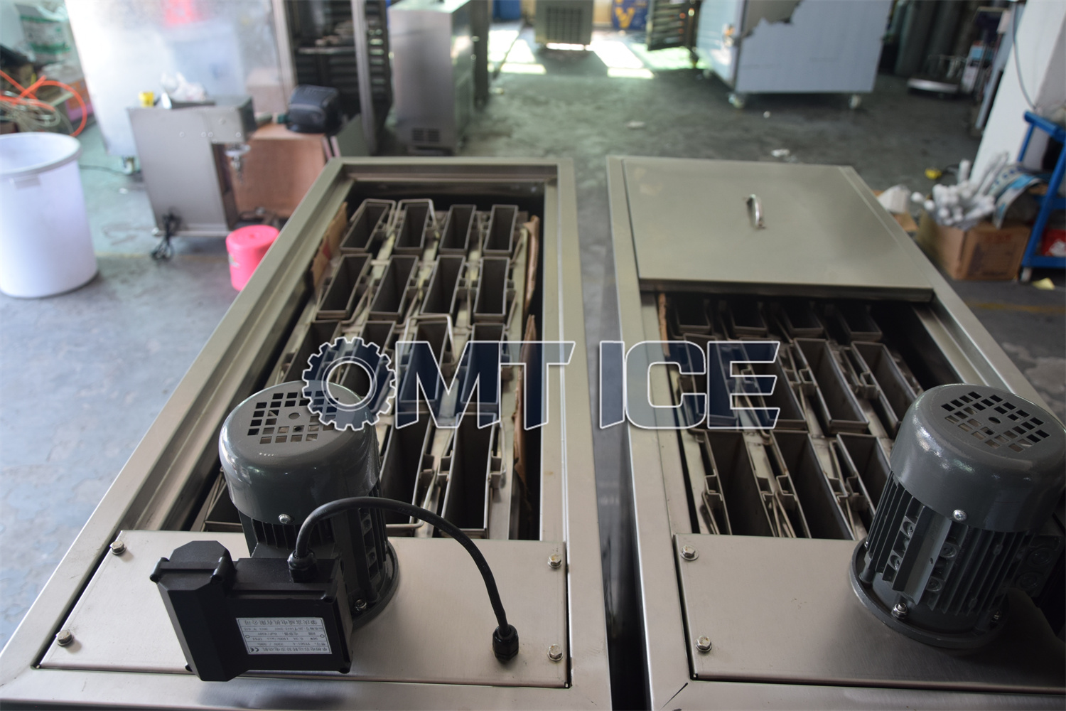 Commercial Clear Ice Block Maker Machine Low Noise Heavy Duty Multipurpose