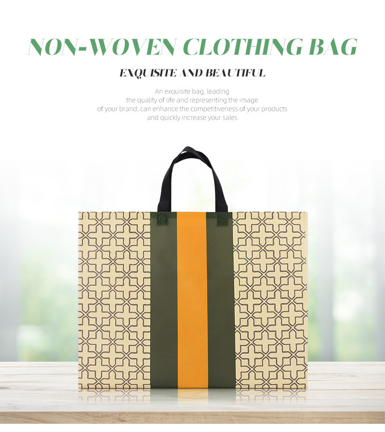 Travel Non Woven Fabric Gift Reusable Shopping Bags With Handles
