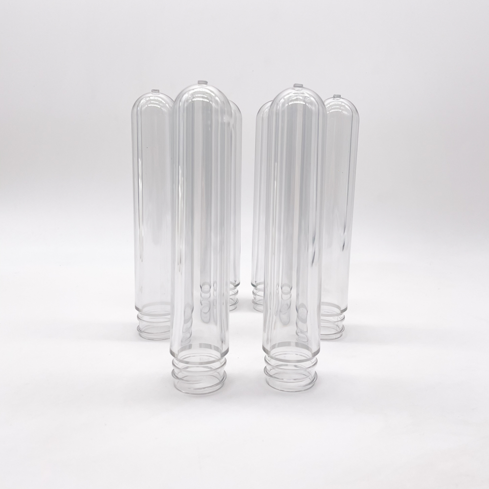 65g 1000ml PET Preform Tube Customized Color Plastic Bottle with SCREW CAP 28-410mm
