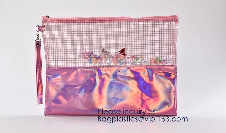 High Performance Toiletry Bag,Vinyl Plastic Toiletry for Travel Accessories Organizer Makeup bag,Wine sling Recycled Cos