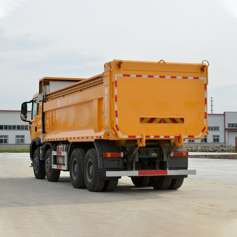 440hp HOWO Dump Truck 8x4 Tripper Truck 40 Ton 12 Wheels with Manual Transmission