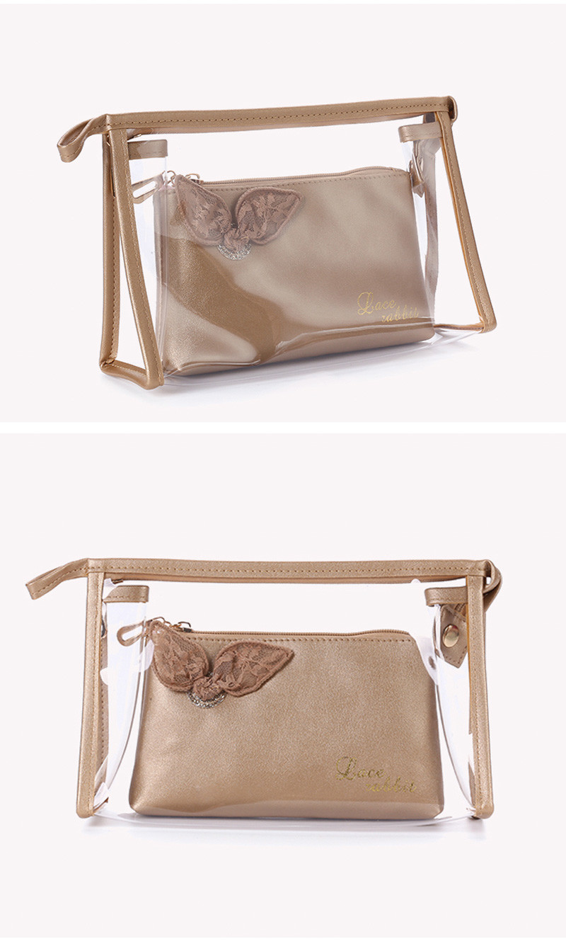 Eco Friendly Waterproof PVC Transparent Makeup Washing Bags for Travel