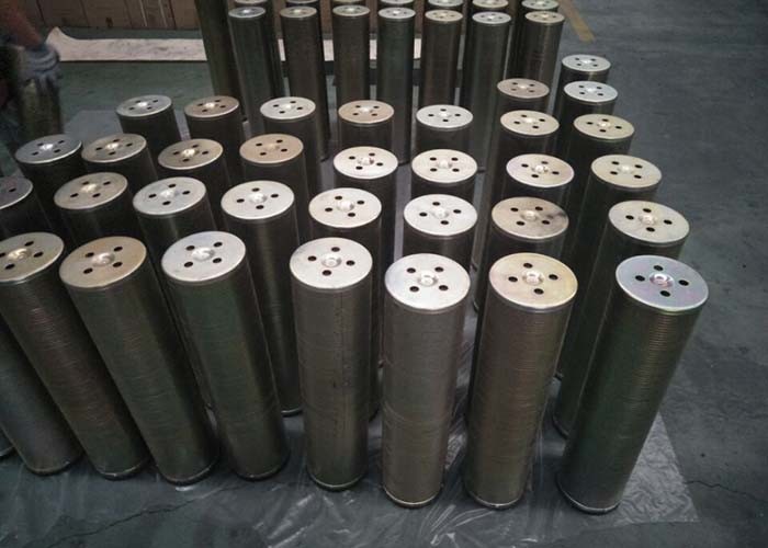 high airflow CFM air handling filtration purification system activated carb carbon filter cylinder 145mm x 450mm
