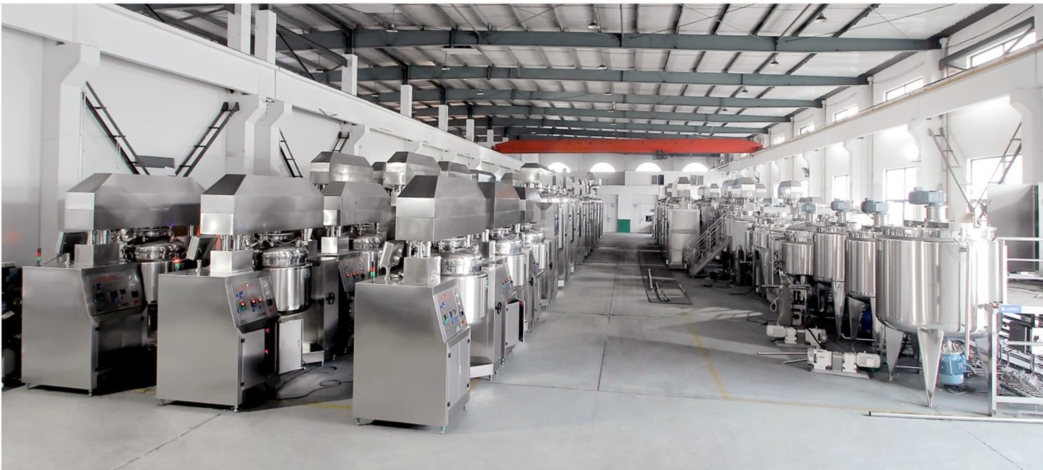 Cosmetics SS316L Vacuum Homogenizing Emulsifier With Agitator