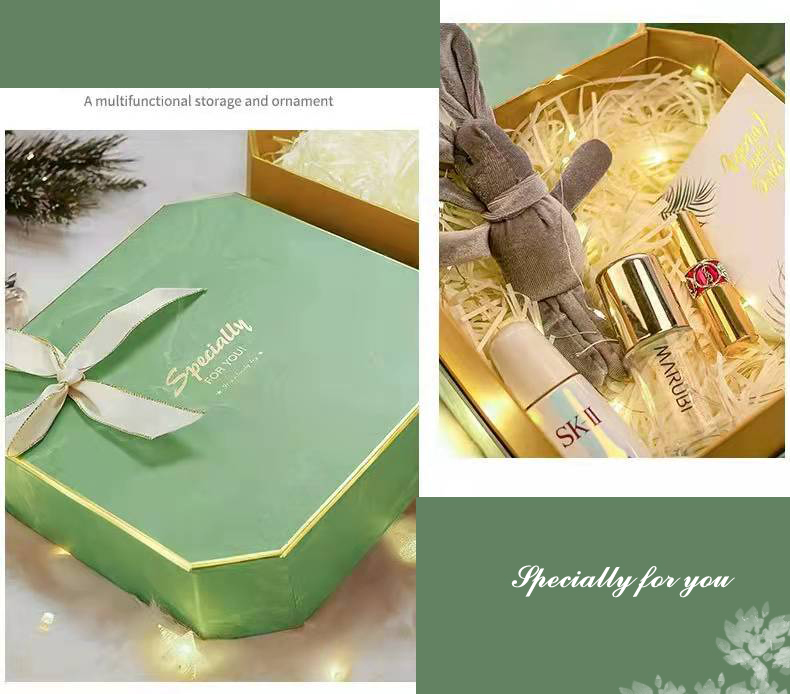 Birthday Candy Gift Cardboard Box Baby Pink Cosmetic Perfume Bottle Package