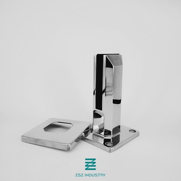 D48mm X H280mm Frameless Glass Spigots With Satin / Mirror Finishing