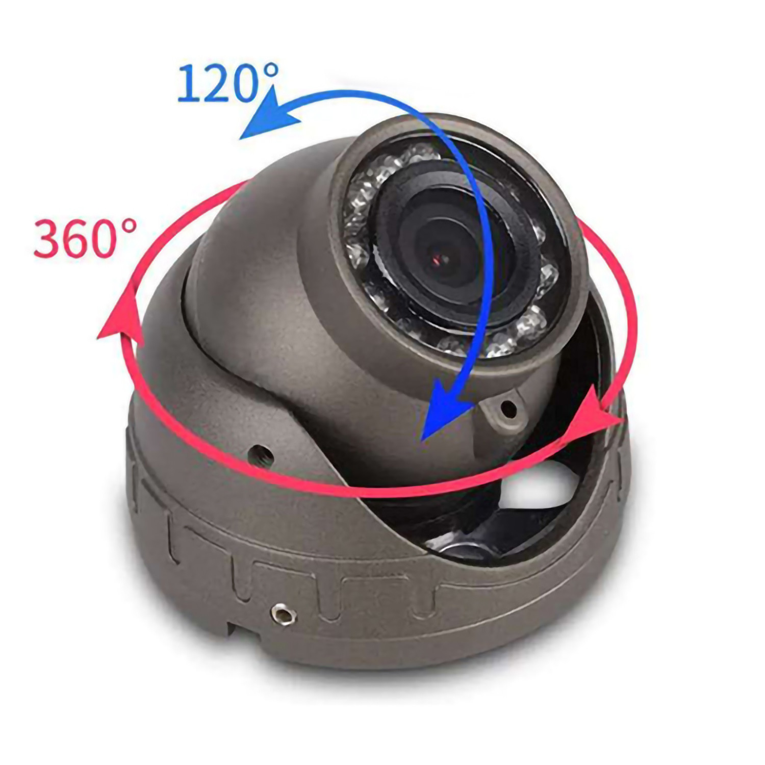 Universal 2MP AHD1080P 360 Degree View Camera Bus Camera System Surveillance 12V Night Vision Waterproof