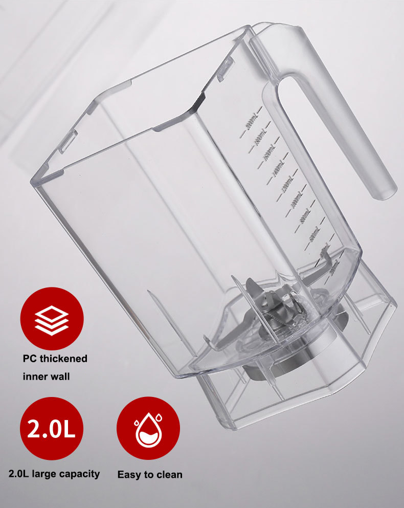 Powerful Kitchen Appliances Licuadora Industrial Blender with 110V-220V Rated Power