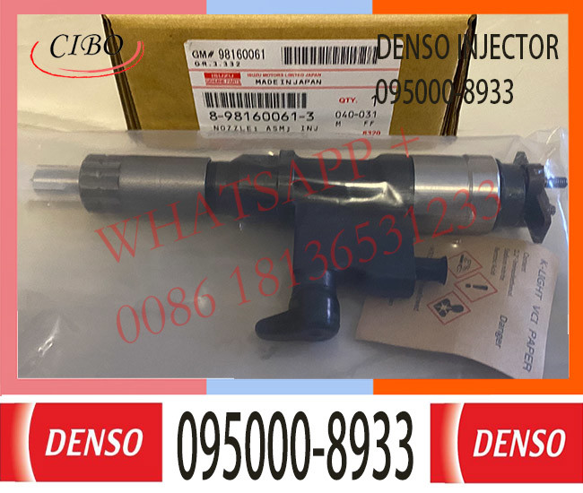 Genuine Common Rail Injector 095000-8933 8981600613 8-98160061-3 For ISUZU 4HK1