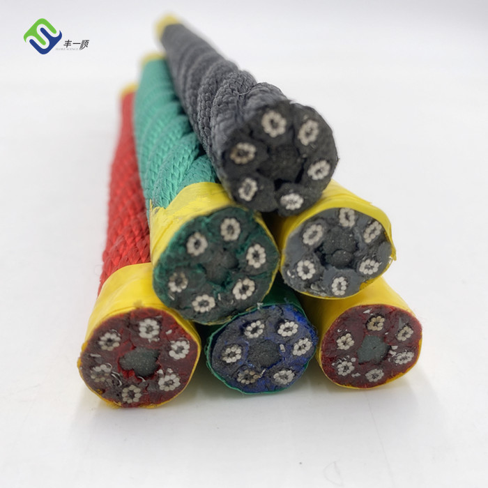 Climbing Net 6 Strands Combination Rope 16mm Polyester For Amusement Park