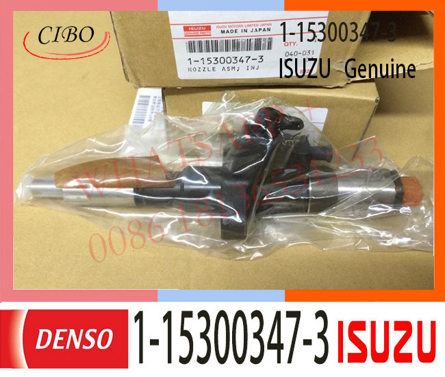 1-15300347-3 ISUZU Fuel Injector 6SD1 1153003470 DENSO 095000-0220 095000-0221 095000-0222