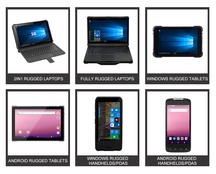 12.2" IPS LCD Rugged Tablets With Waterproof GPS Shockproof Win/Linux OS