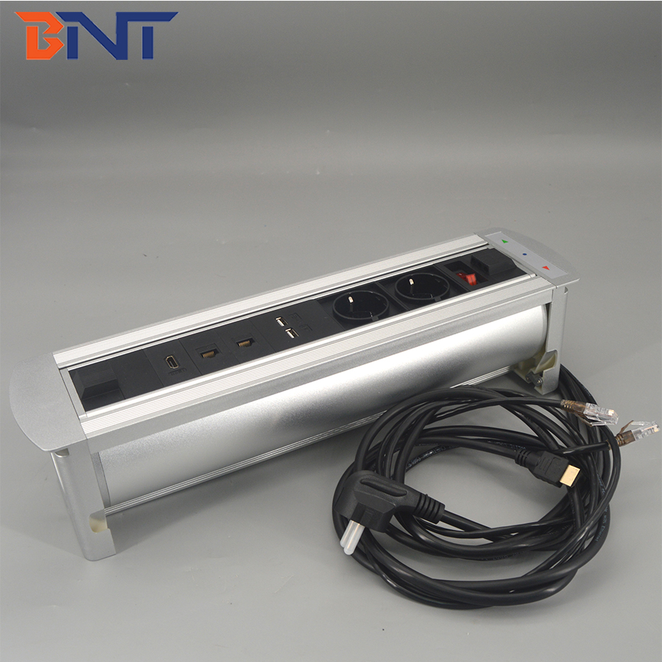 US market flush mount flip up desktop switch socket for conference table