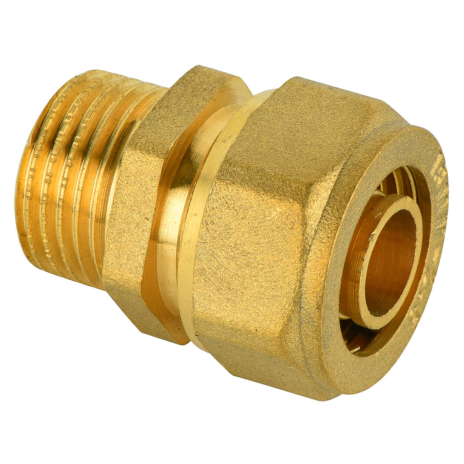 brass compression male straight nipple fittings for brass plumbing pex pipe fittings