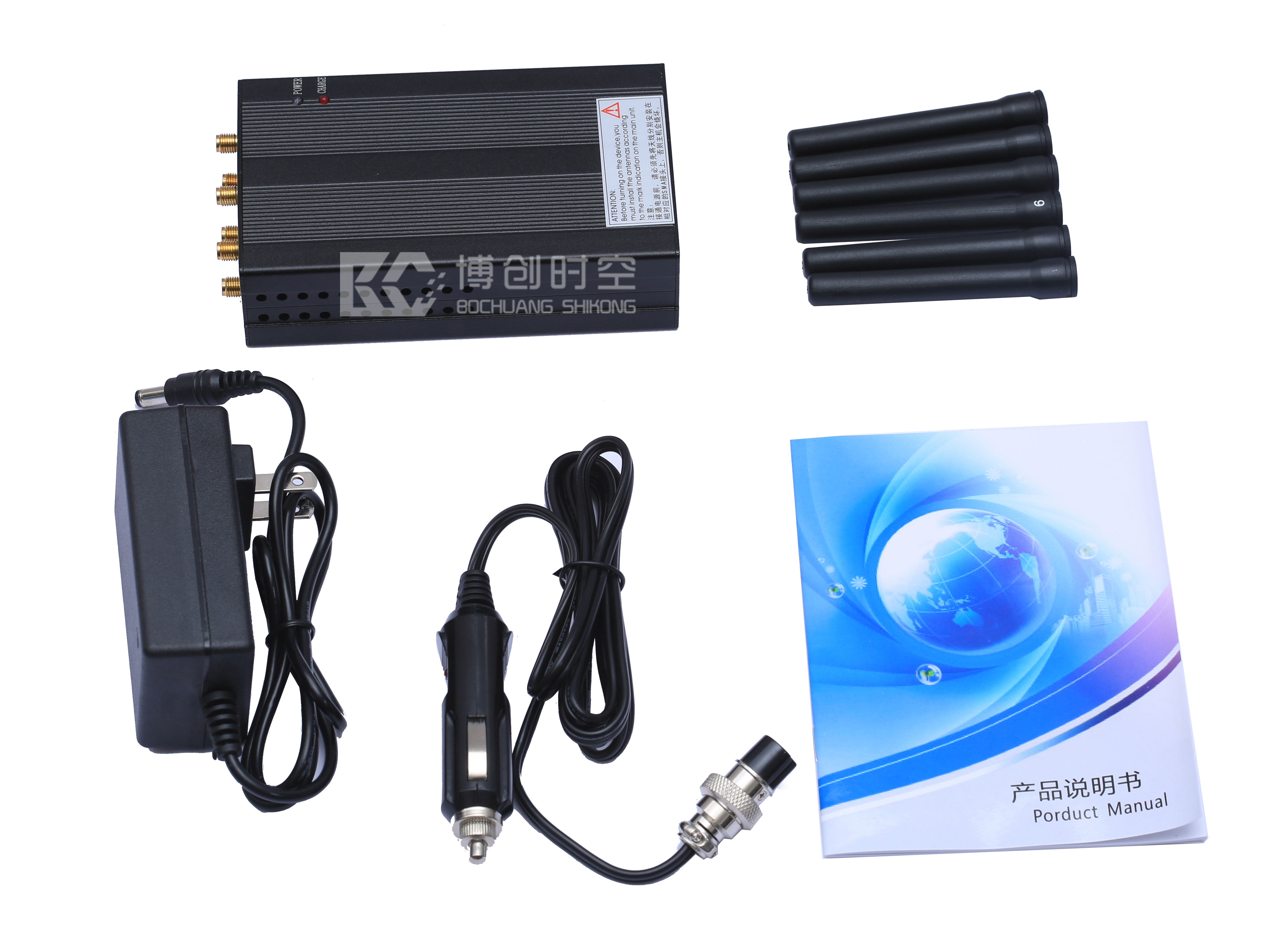 6 band frequency GSM 3G 4G GPS WiFi Lojack jammer is used for personal and vehicle to prevent the location of the masker by tracking the listening jammer