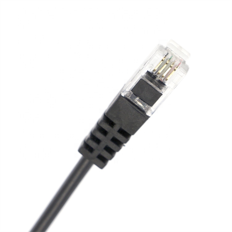 OEM RJ9 RJ10 to Female 3.5mm CTIA Plug Audio Jack Headset Adapter Cable for Telephone
