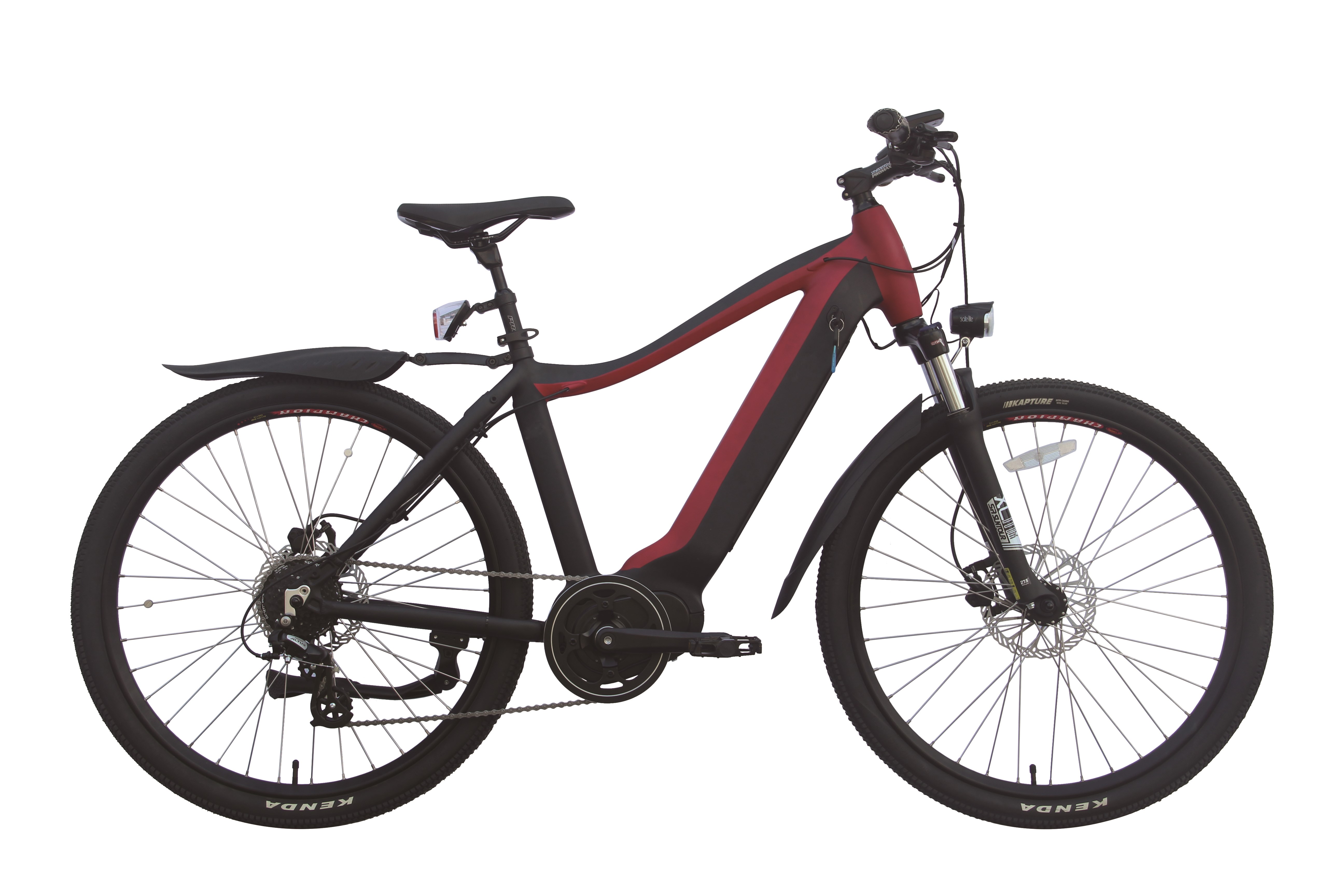350W 500w Ladies 'Dual Suspension Electric Mountain Bikes Commencal E Cycle Lightweight