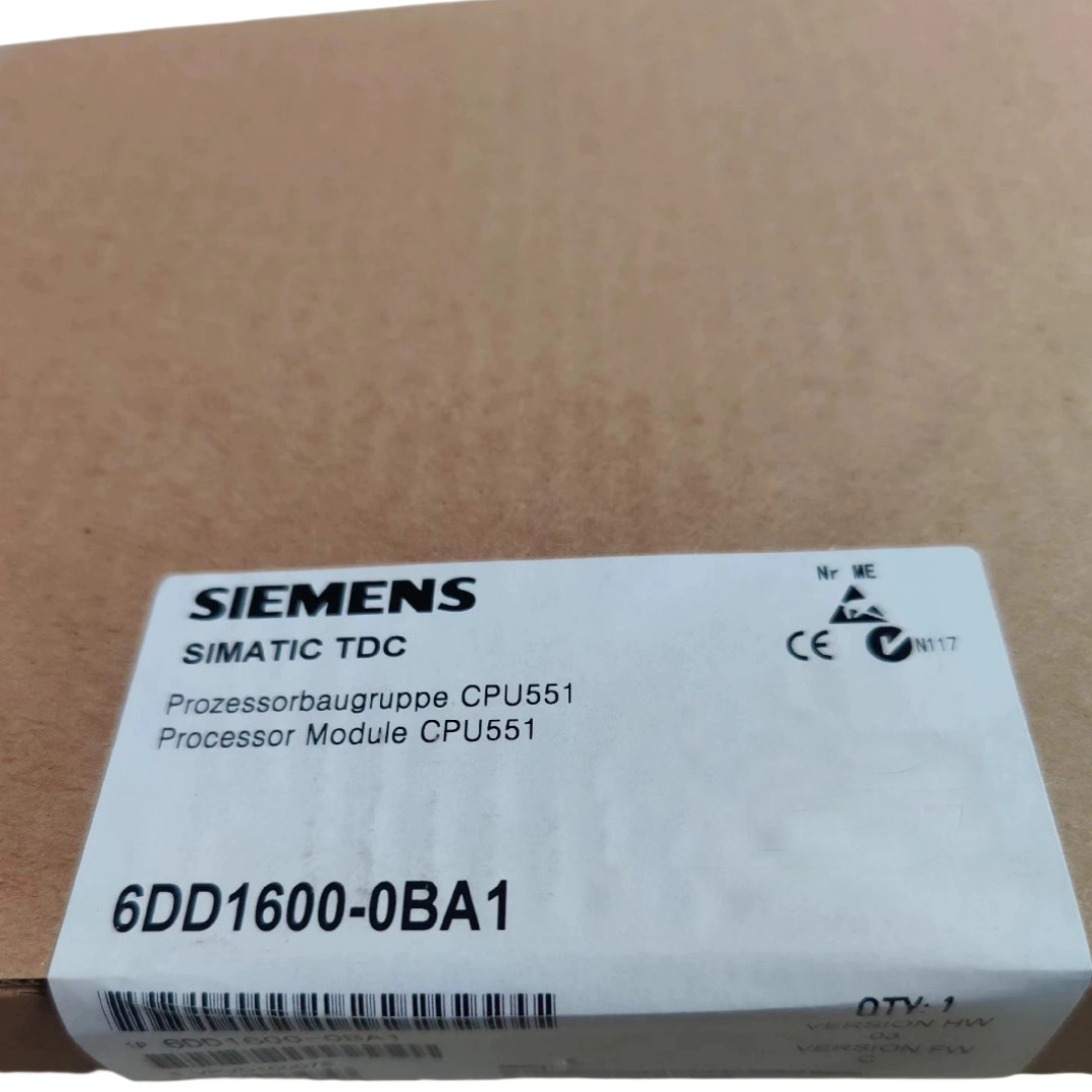 SIEMENS 6DD1600-0BA1 SIMATIC TDC CPU551 64-Bit Processor Module With Digital Inputs