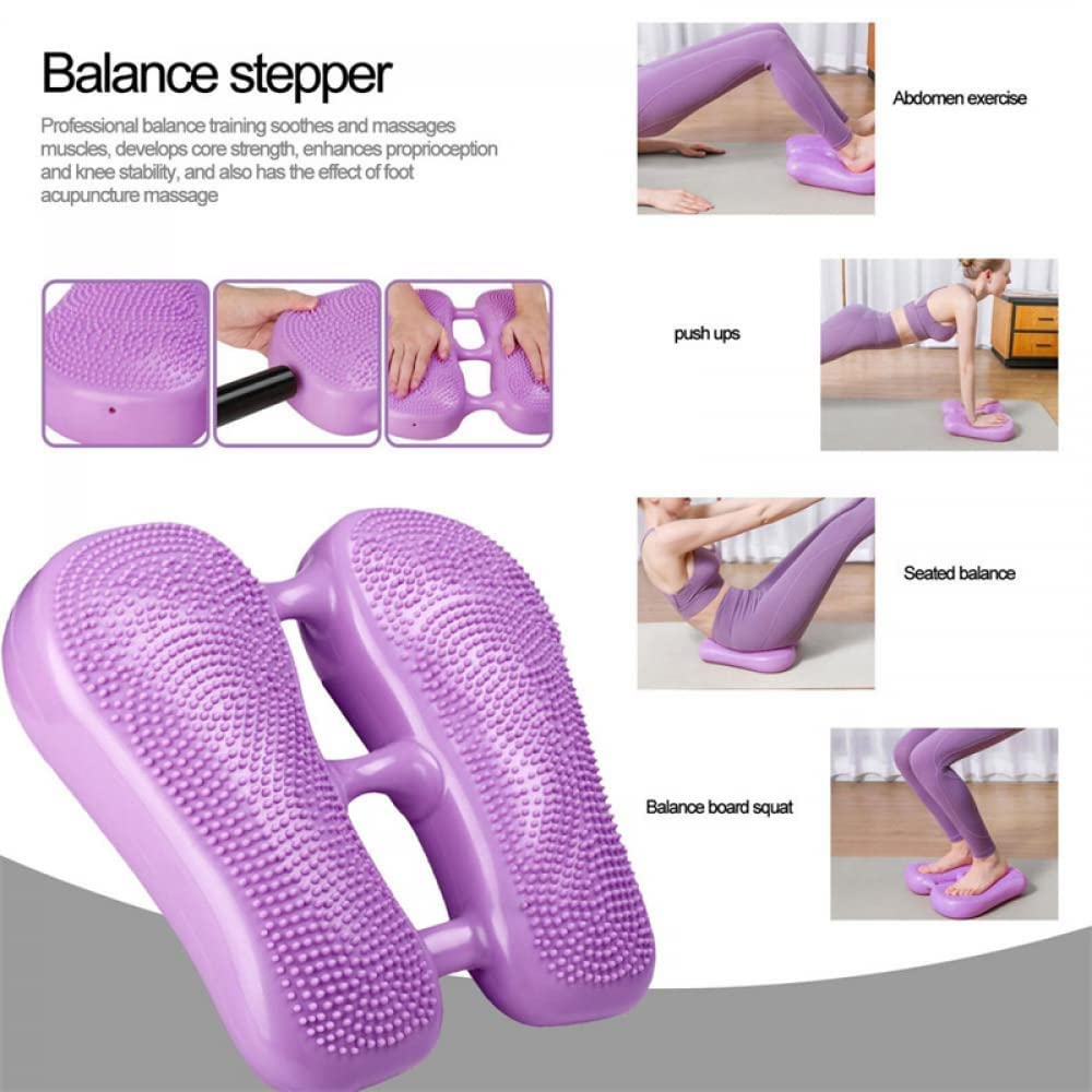 Yoga Air Balance Cushion Board Inflatable Stepper PVC Foot Balance Pedal Multifunctional