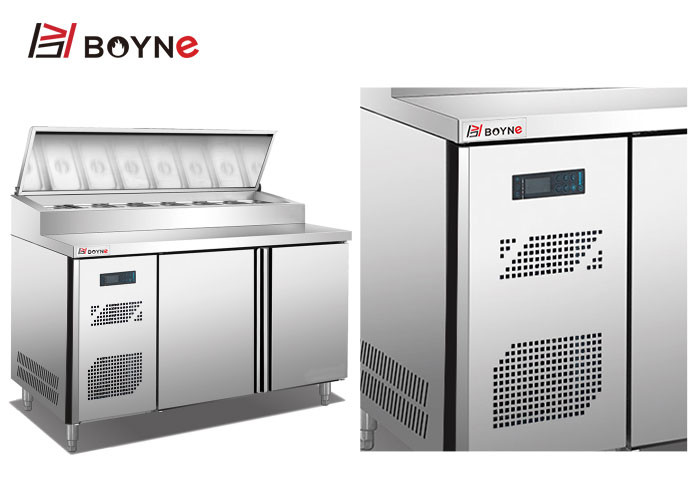 Restaurant Kitchen Pizza Work Table Air Cooling Cabinet hotel kitchen