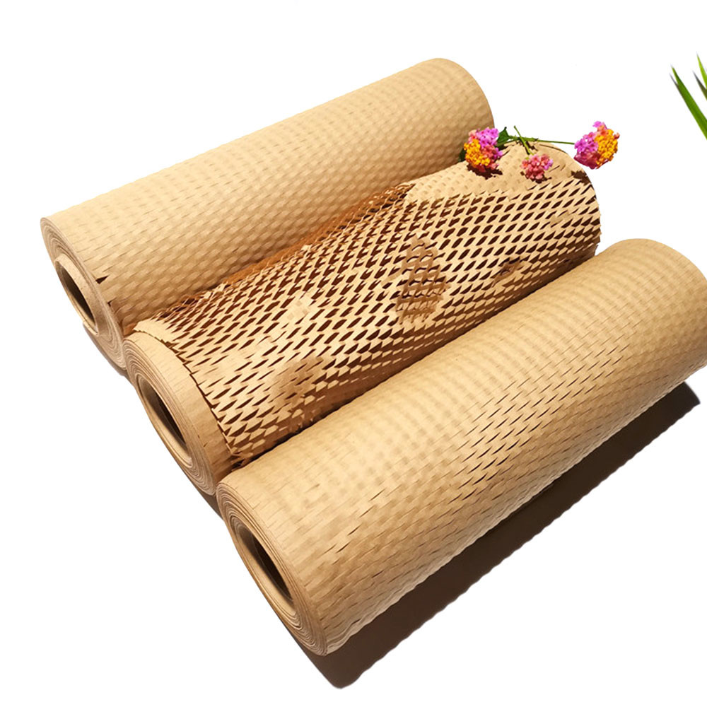 Recyclable Shockproof Honeycomb Packing Paper Cushion Packaging
