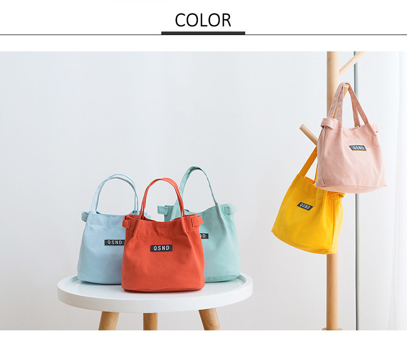 ISO Waxed Canvas H19Cm Insulated Lunch Cooler Bags