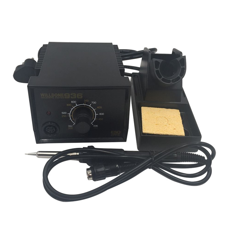 China Factory Analog Soldering Station Lead Free 60W ESD Safe Design with CE Certification