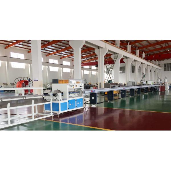 Dual Outlet PPR pipe making machine speed 40m/min wtih two different color