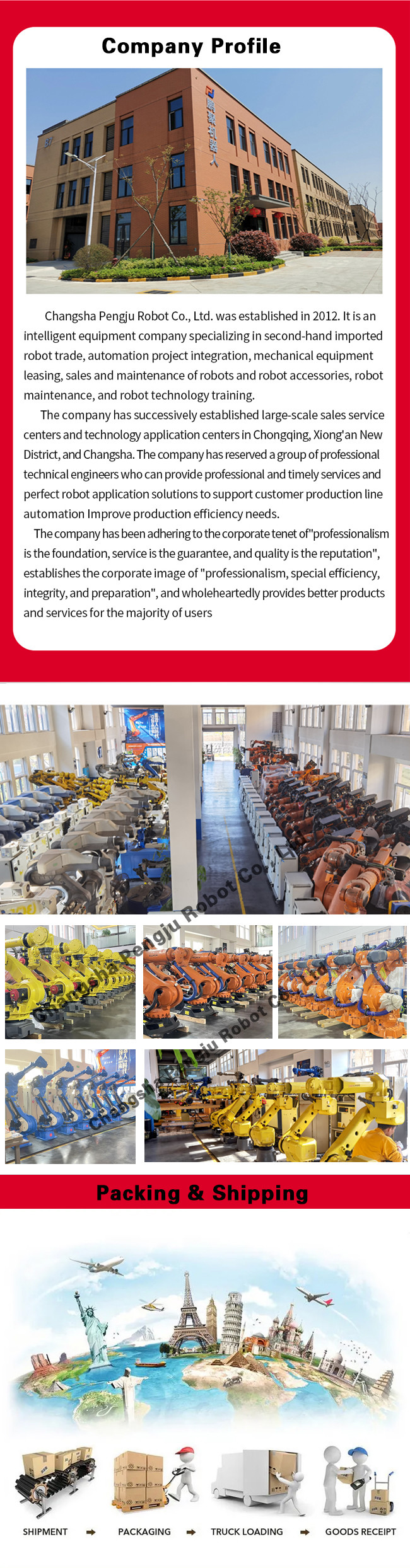 CP180L Multifunctional Palletizing Robot Used Kawasaki Robot With Load 180kg
