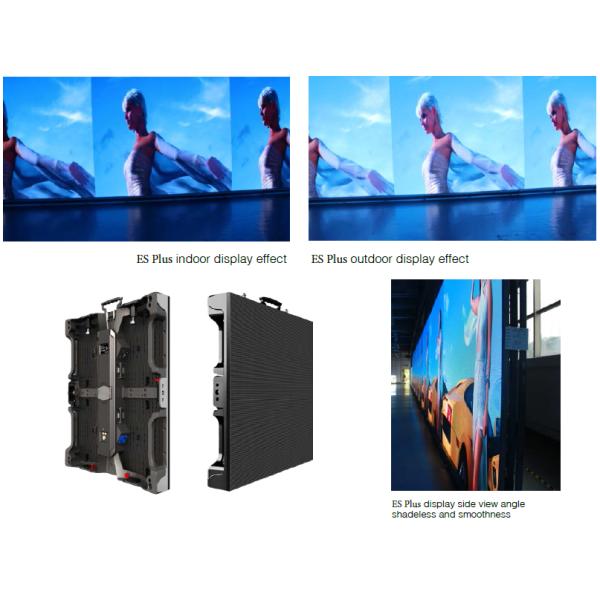 Stage Background 2.9mm Indoor Rental Led Display Screen 1200 Nit Per Sqm Brightness