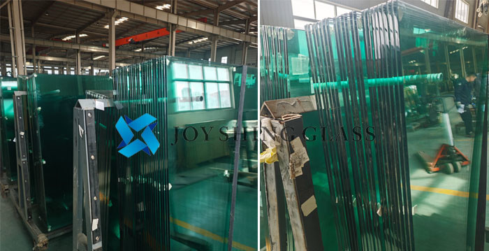 Customized tempered laminated glass with holes