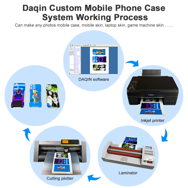 Daqin Graphtec PC Case Personalized Mobile Cover Online printing machine