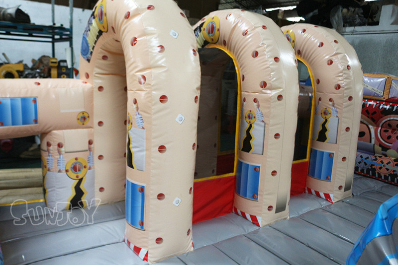 Customized Size Lanao Inflatable Robot Amusement Park