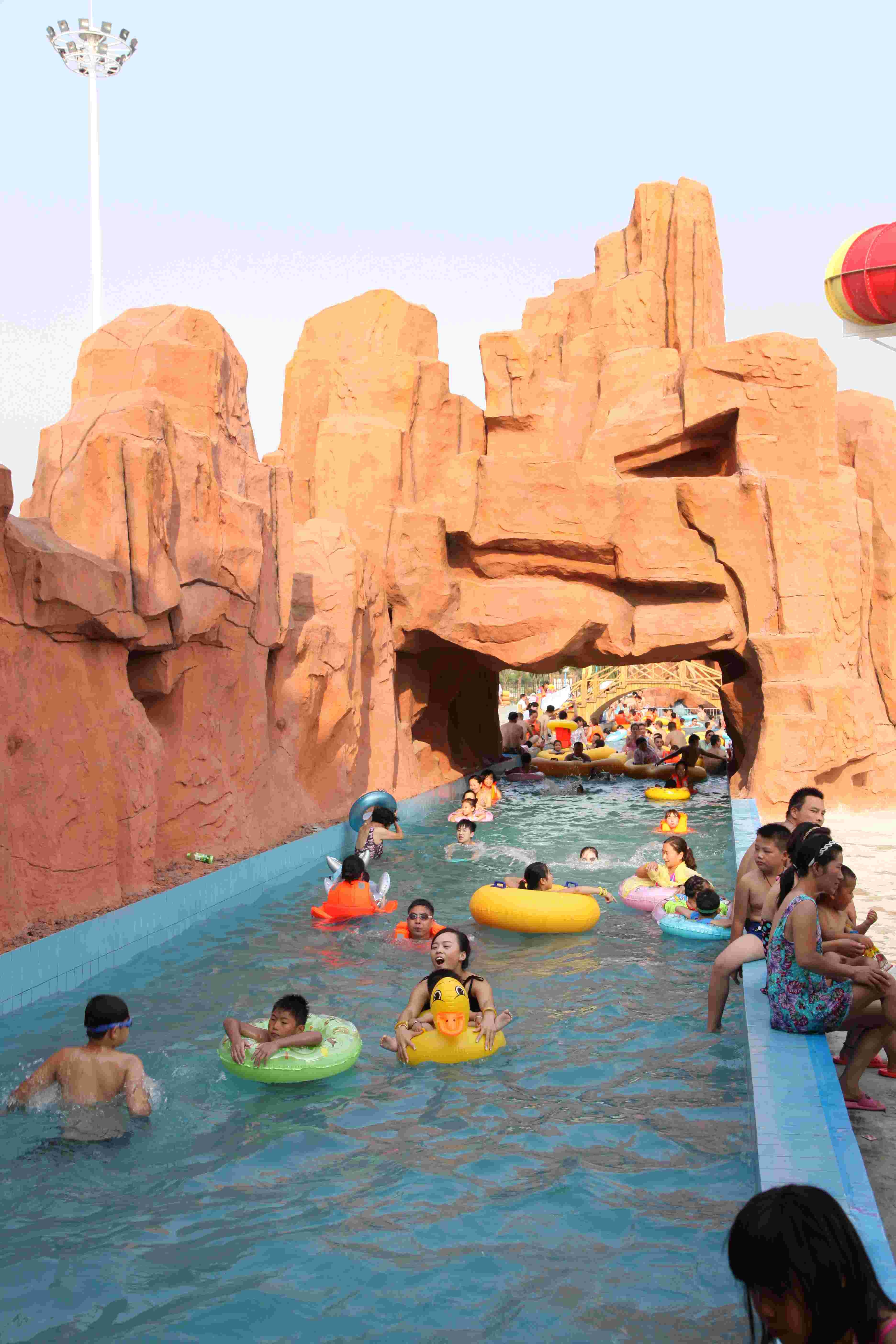 Custom Construction Lazy River Equipment For Aqua Water Park