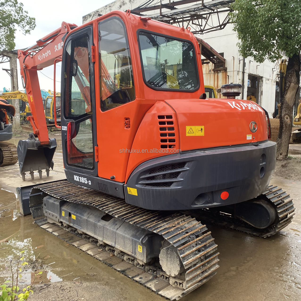 used mideum size excavator kubota185/ready to ship second hand excavator Kubota 185 on sale