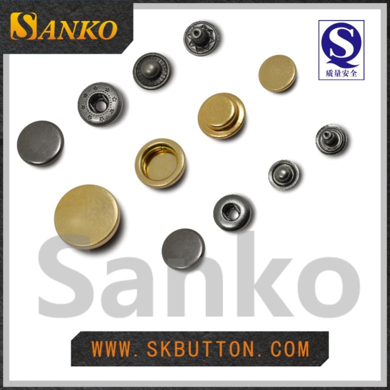 High end line metal buttons for garments