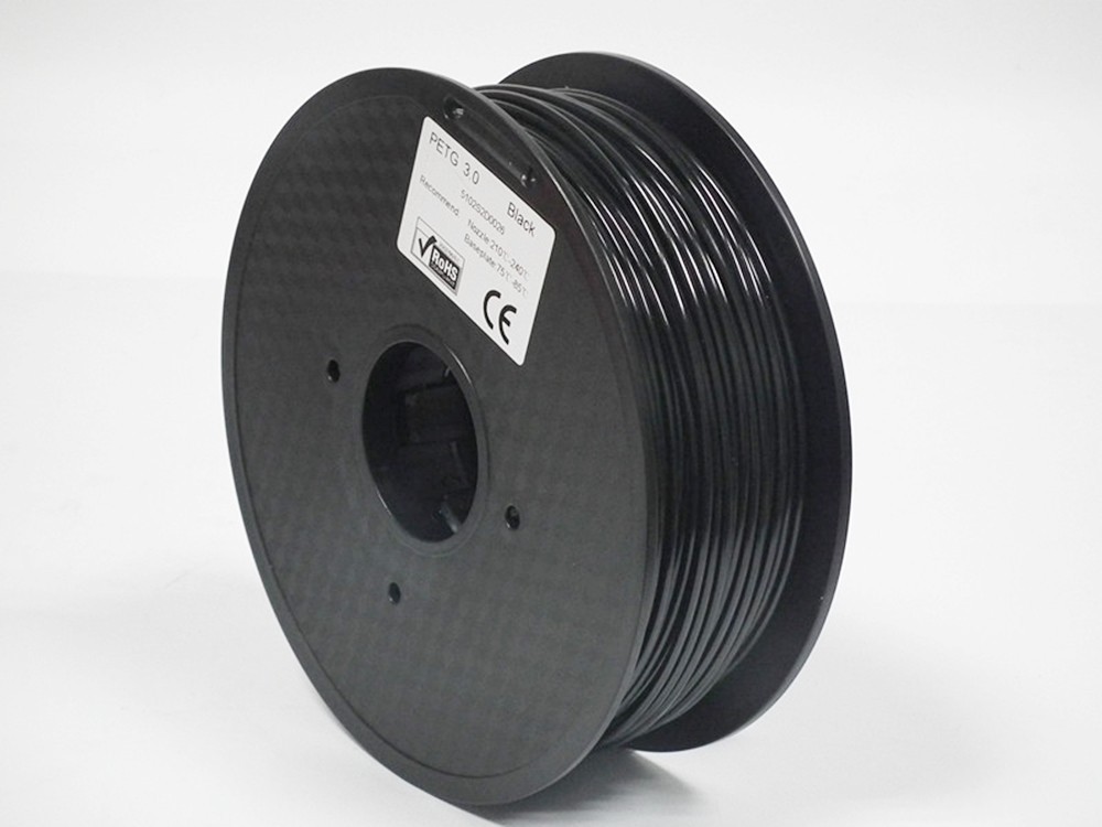 Black PLA 3D Printer Filament 3mm High Temperature Resistance