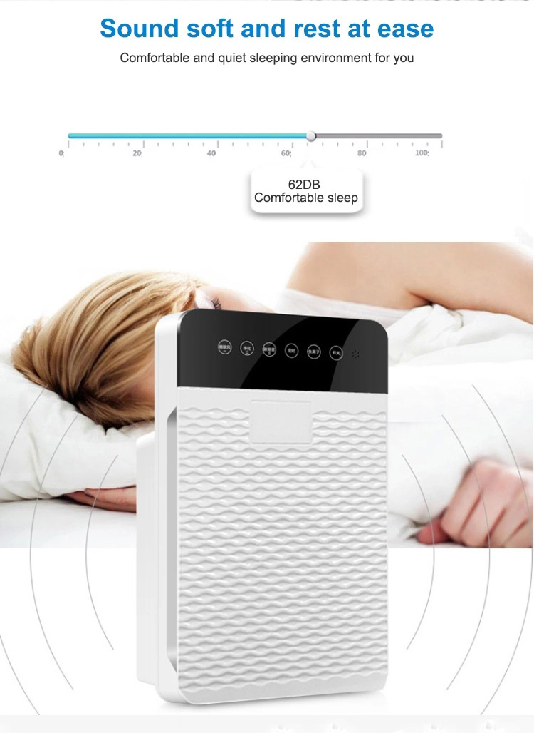 HOMEFISH Negative Ion UV Air Purifier With HEPA Filter 50HZ