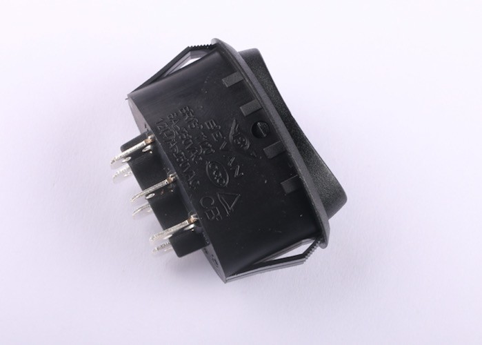 CE ROHS Approved Industrial Rocker Switch , Spdt Momentary Rocker Switch