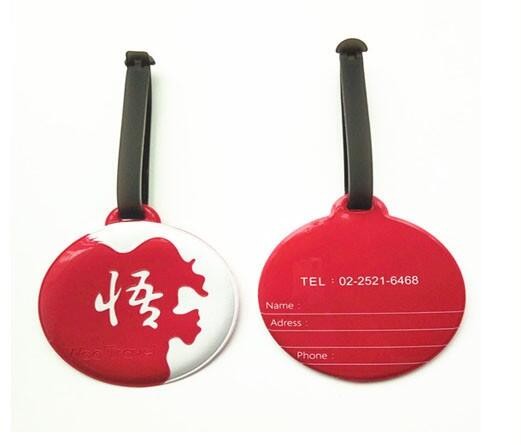 Different Design Soft PVC Luggage Tag Printable For Business Gifts
