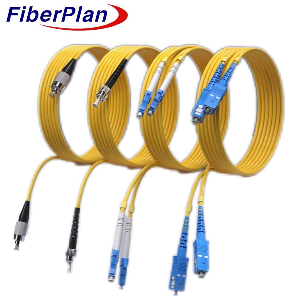 ISO Length 3m OM5 Fiber Optic Patch Cord Duplex Type