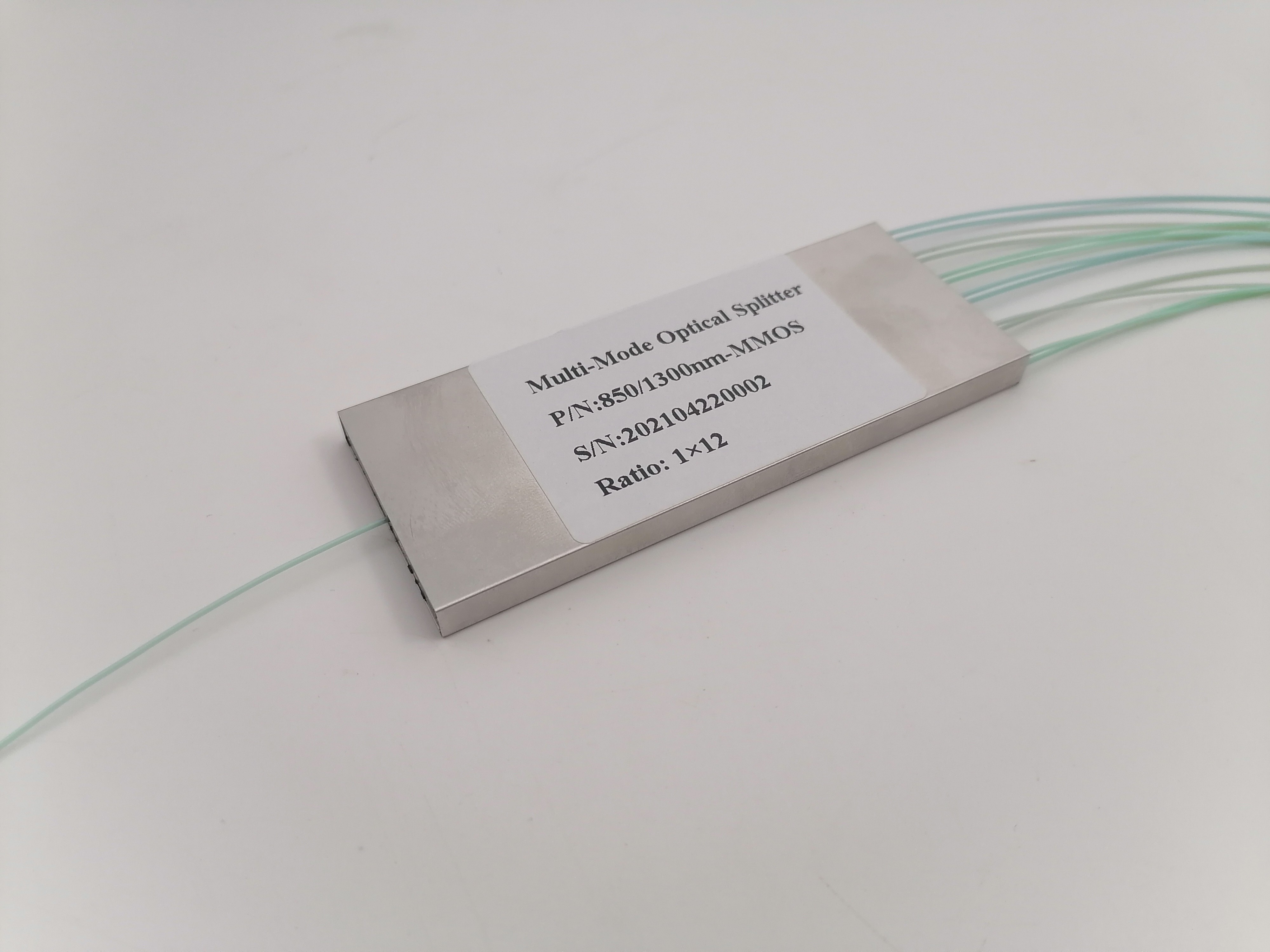 OM3 Multimode Fiber Optic PLC Splitter 1x12 Low Insertion Loss