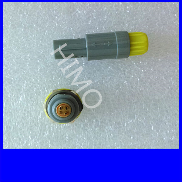 Wholesale High Quality Push Pull Self-Latching Red Color PAGPKG 1P Series Male And Female 2pin Redel Medical Connector